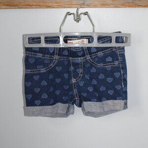 Levi's Sparkly Heart Shorts